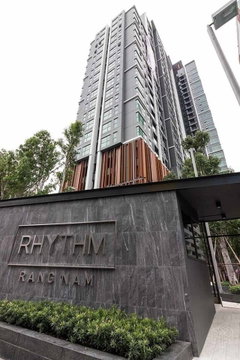 🔥6MB🔥-  สตูดิโอ ห้องสวย บนทำเลดีๆ คอนโดติด BTS อนุสาวรีย์ชัยสมรภูมิ 100 ม. ที่ Rhythm Rangnam / ขายคอนโด