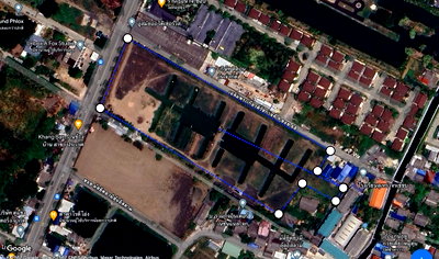 Land for sale Prawet : LTH9988 – Land FOR SALE in Chaloem Phrakiat Rama 9 Size 6000 Sq.W Near ARL Ban thap Chang station ONLY 420 MB