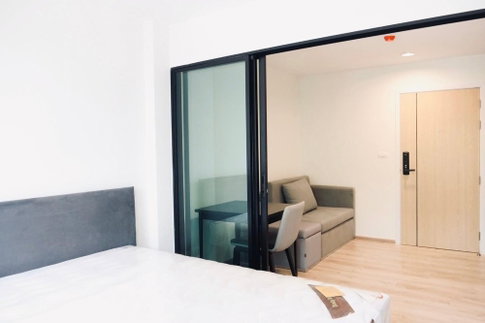 ให้เช่าคอนโด Rise Rama 9 (ไรส์ พระราม 9) 1ห้องนอน แต่งครบพร้อมอยู่ Fully Furnished, Line ID: @ppagent