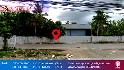 Land for sale Chiang Mai : Property ID167LS Land for sale in Saraphee 2Rai 3Ngan 35Sq.wa.  near BigC Don Chan