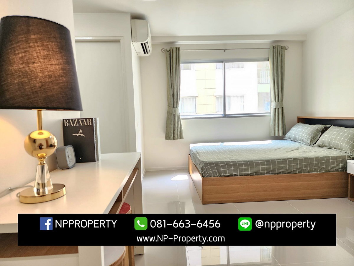 รูป ให้เช่าคอนโดลุมพินีชลบุรีห้องใหม่ สไตล์มินิมอล พร้อมเครื่องซักผ้า - รูปที่ 7/12
