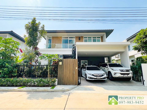 ขาย บ้าน มัณฑนา เวสต์เกต บ้านเดี่ยว 2 ชั้น 4 ห้องนอน ขนาด 60 ตรว 185 ตรม สภาพใหม่มาก เฟอร์นิเจอร์ เครื่องใช้ไฟฟ้าครบ ใกล้ รถไฟฟ้า MRT : EL24S-004