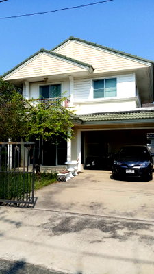 ขายบ้านเดี่ยว : ขาย บ้านเดี่ยว ม.พฤกษ์ลดา วงแหวนรัตนธิเบศ หลังมุม หน้าโครงการ พร้อมอยู่