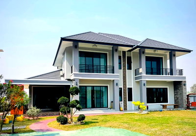 บ้านเดี่ยว ริมปิง ซูเปอร์มาเก็ท : ขายบ้านนอกโครงการ 5 ห้องนอน โซนสันทราย ด้านหลังติดคลองเล็กๆ วิวทุ่งนา บรรยากาศดี เงียบสงบ - SW000776