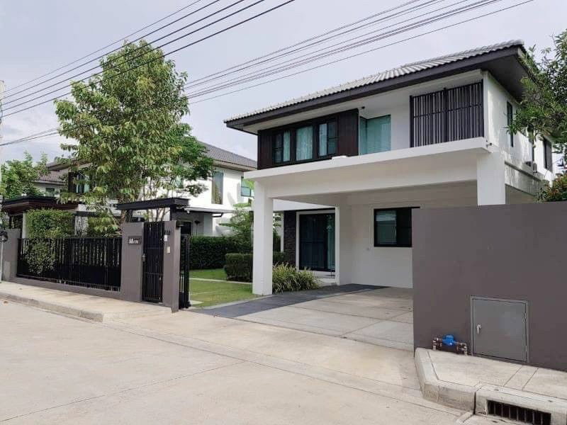 บ้านเดี่ยวให้เช่า : ให้เช่า บ้านเดี่ยว มัณฑนา บางนา กม.7 🏠บ้านสวยหันทางทิศเหนือ 🟠MY2403-181