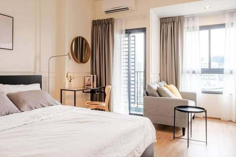 LineID : @RizzEstate (มี@ ข้างหน้า) IDEO Rama9 - Asoke 1Bedroom 