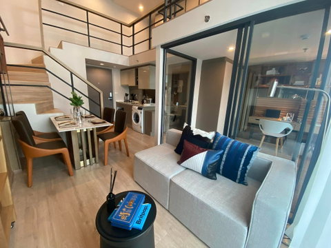 🌍ห้องพร้อม วิวสวย เช่า IDeo Rama 9 - Asoke 9 2B1B 🎊LineID : @RizzEstate (มี@ข้างหน้า)🎊