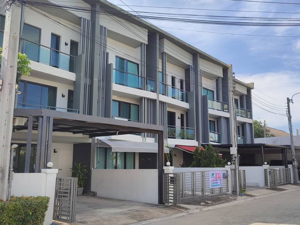 รูป ขายบ้านทาวน์โฮม 3 ชั้น- เฌอคูน สาทร-ราชพฤกษ์ ซ.สวนผัก ใกล้เซ็นทรัลเวสต์วิลล์ - รูปที่ 1/24