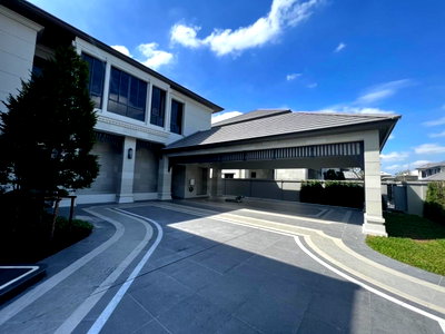 ขายบ้านเดี่ยว : LTHC10102 – House FOR SALE in Krungthep kreeth size 198 sq.w. 5 beds 7 baths Near MRT Sri kreetha Station ONLY 98 MB