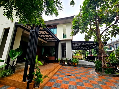 บ้านเดี่ยวให้เช่า : svs272 ให้เช่า บ้านเดี่ยว บุราสิริ วงแหวน-อ่อนนุช Burasiri Wongwaen-Onnuch หลังมุม 