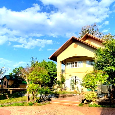 Houses for rent The Paseo Park Kanchanaphisek : House Villa Garden  For Rent  MoutainView 