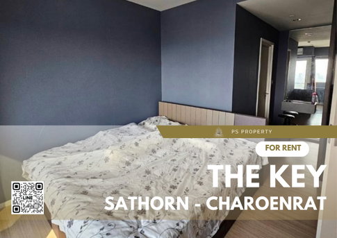 ให้เช่า✨The Key Sathorn - Charoenrat✨ 2 ห้องนอน 2 ห้องน้ำ เฟอร์นิเจอร์ เครื่องใช้ไฟฟ้าครบ วิวเอเชียทีค