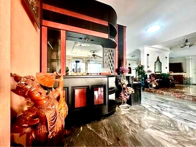 Houses for rent Big C Ratchaphruek : for rent 2-story detached house  Marble throughout, land size 120 sq m, 6 bedrooms, usable area 480 sq m (S03-1655)