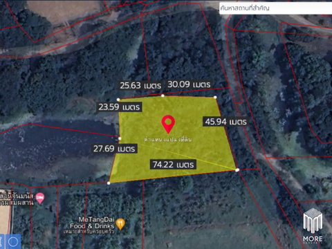 รหัสทรัพย์224LS ขายที่ดิน สารภี 1ไร่ 3งาน 96ตร.ว. ใกล้ โกลบอลเฮ้าส์ เวียงกุมกาม