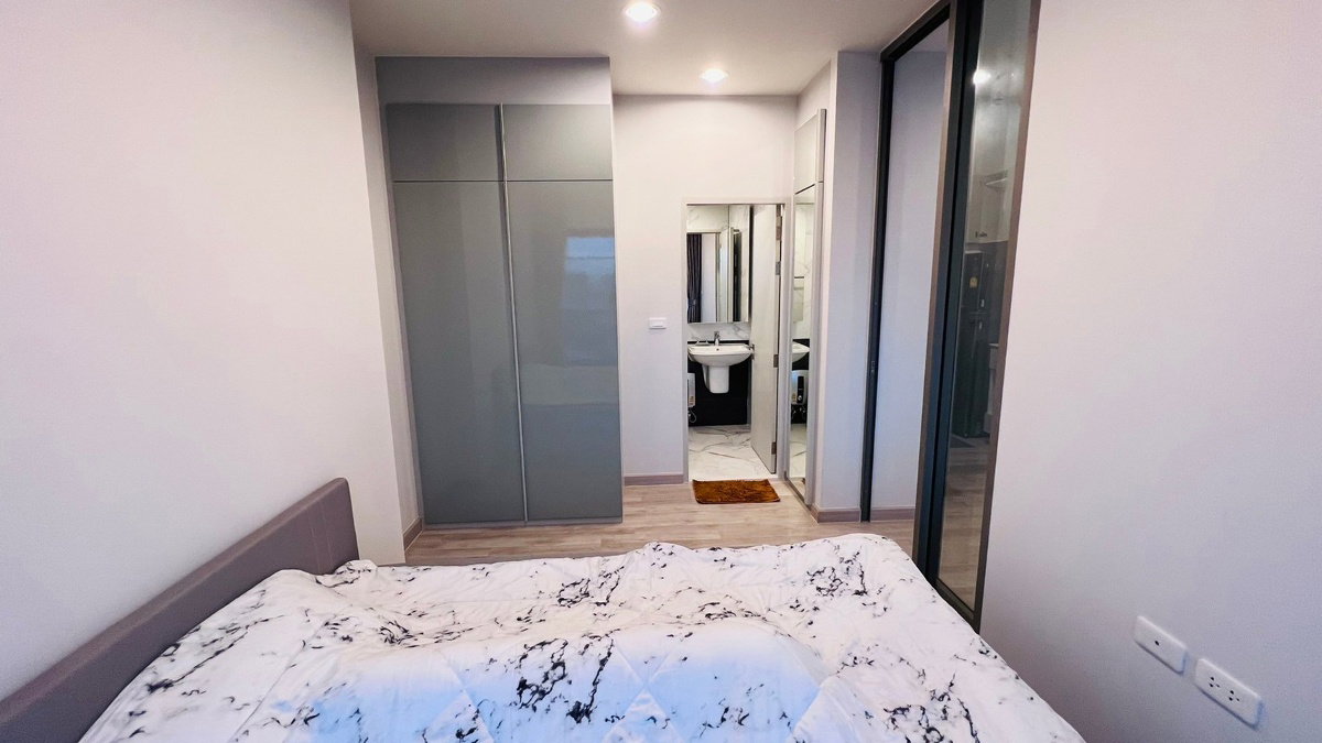 รูป ให้เช่า คอนโด นิช ไพรด์ เตาปูน 1-bed ขนาด 32 ตร.ม. ชั้น19 (มีเครื่องซักผ้า) ฝั่งห้องน้อย🆔 line: eyannie - รูปที่ 7/10