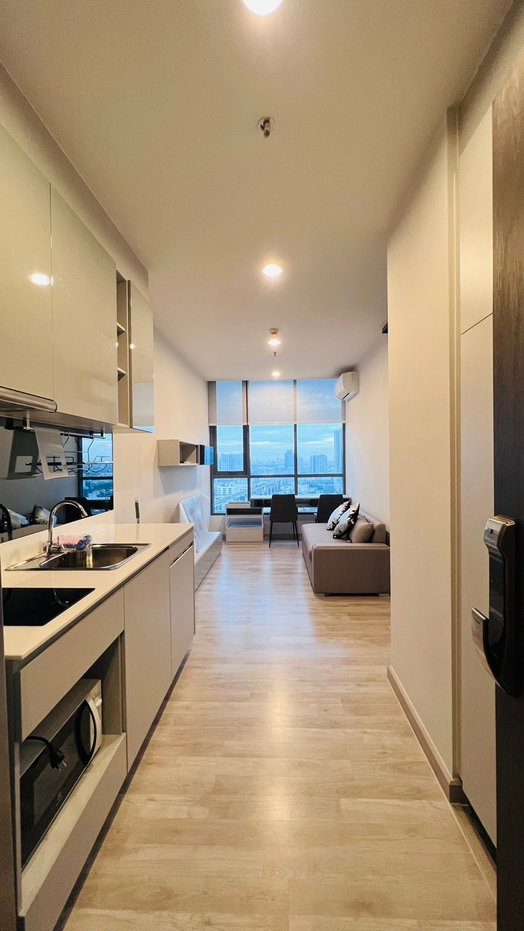 รูป ให้เช่า คอนโด นิช ไพรด์ เตาปูน 1-bed ขนาด 32 ตร.ม. ชั้น19 (มีเครื่องซักผ้า) ฝั่งห้องน้อย🆔 line: eyannie - รูปที่ 1/10