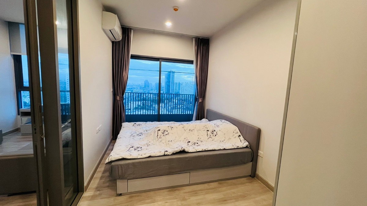 รูป ให้เช่า คอนโด นิช ไพรด์ เตาปูน 1-bed ขนาด 32 ตร.ม. ชั้น19 (มีเครื่องซักผ้า) ฝั่งห้องน้อย🆔 line: eyannie - รูปที่ 5/10