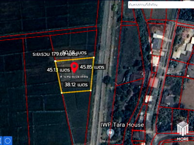Land for sale Chiang Mai : Property id 225ls  Land for sale in San Pong, Mae Rim. 1-1-11Sq.wa.,  near San Pong Subdistrict Municipality.