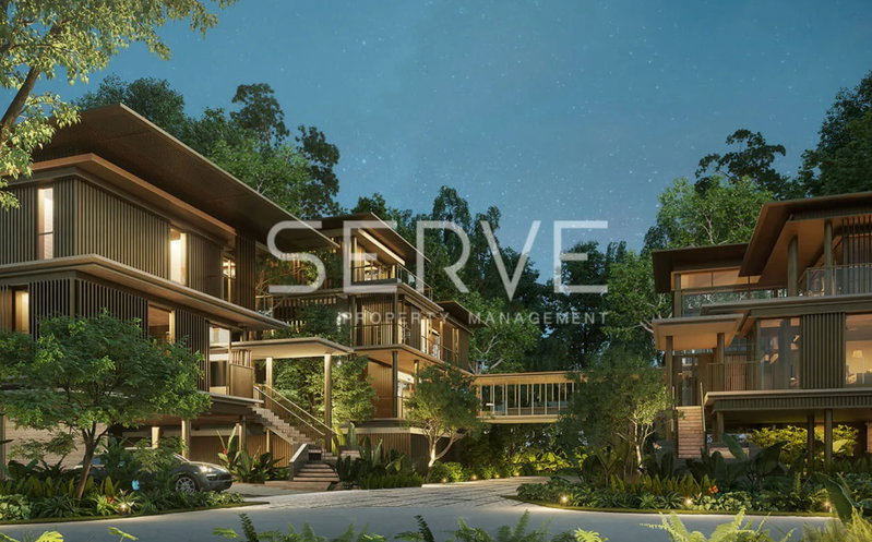 ขายบ้านเดี่ยว : 6 นอน 6 น้ำ 171.4 ตร.ว. วิวป่า 30 ไร่แบบสวยๆ ให้ได้ใช้ชีวิตติดธรรมชาติกับโครงการสุดหรู ที่ Mulberry Grove The Forestias Villas / ขายบ้านเดี่ยว