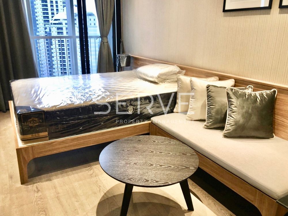 picture River view 20K! -Studio with Partition Good Location Shuttle bus to BTS Phrom Phong / For Rent-Park 24 - 1/6