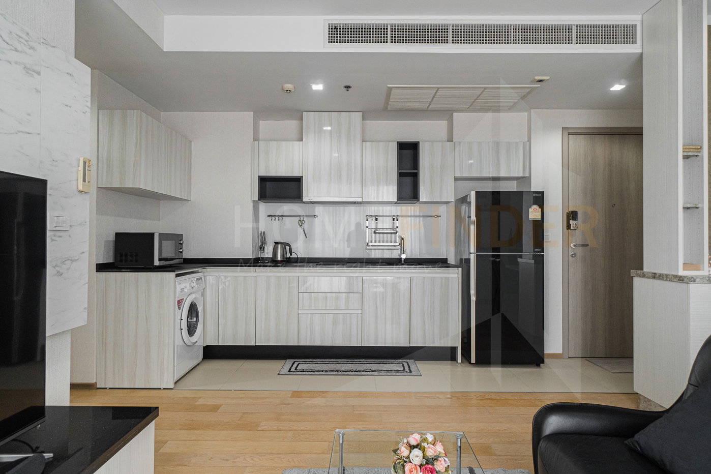 รูป HQ Thonglor by Sansiri 2 bedrooms, for rent - รูปที่ 2/11