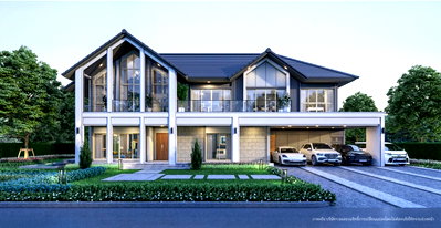 Houses for sale Makro Bangbuathong : Bangkok Boulevard Signature Chaengwattana 4 bedrooms, for sale