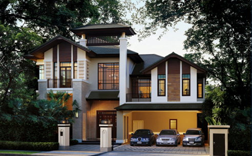 ขายบ้านเดี่ยว : Baan Sansiri 67 5 bedrooms, for sale