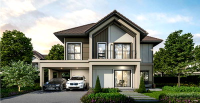 ขายบ้านเดี่ยว : Pave Rangsit - Vibhavadi 4 bedrooms, for sale