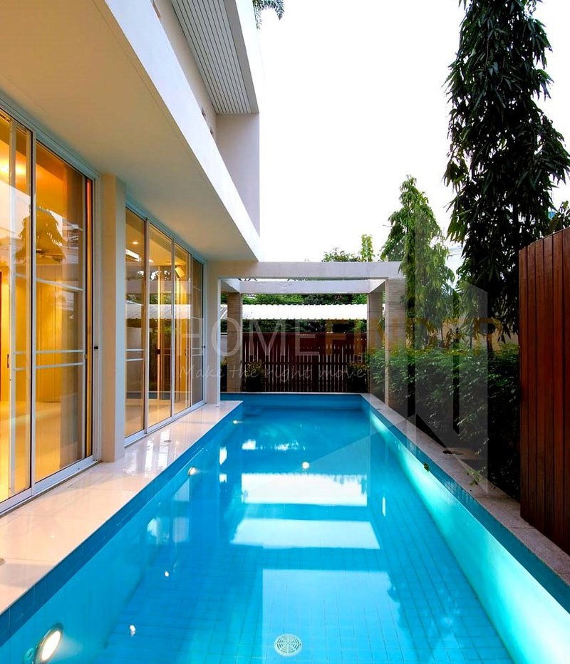 รูป Single House with private pool in Thong Lor 4 bedrooms, for rent - รูปที่ 8/8
