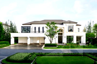 ขายบ้านเดี่ยว : Baan Sansiri Pattanakarn 4 bedrooms, for sale