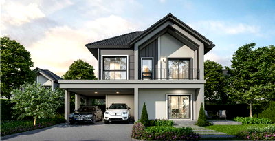 ขายบ้านเดี่ยว : Pave Rangsit - Vibhavadi 3 bedrooms, for sale