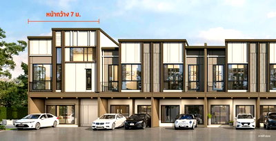บ้านเดี่ยว ถนนแพรกษา  : V Compound Bangna-Srinakarin 3 bedrooms, for sale