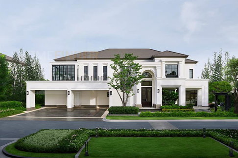 Sansiri Pattanakarn - Super luxury 4 bedroom house with swimming pool, garden in Bang Na, Bangkok 4 bedrooms, for sale