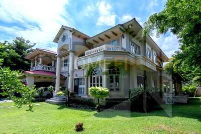 บ้านเดี่ยว สนามบินสุวรรณภูมิ : Villa River Side 5 bedrooms, for sale