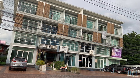 HOF101 โฮมออฟฟิศ ซอยรามคำแหง174 ขนาด 46.7ตรว. 3ชั้นครึ่ง วิวเมือง 3น้ำ 45,000บ. 064-959-8900