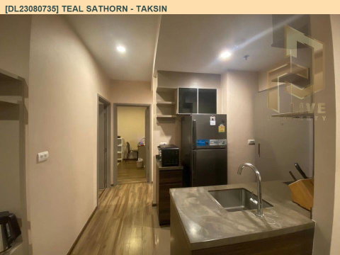 DL23080735 ให้เช่าคอนโด ทีล สาทร - ตากสิน (TEAL Sathorn - Taksin) ใกล้ BTS วงเวียนใหญ่ พร้อมเข้าอยู่ โทรด่วน 0638692663 LineID @952jdxxk