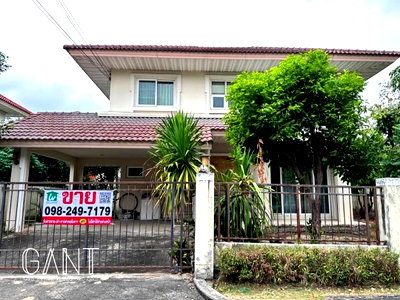 ขายบ้านเดี่ยว : บ้านเดี่ยว 2 ชั้น 3 นอน 3 น้ำ  หลังมุม หมู่บ้านเพอร์เฟค พาร์ค สุวรรณภูมิ เฟส2 