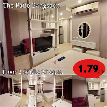ขายด่วน The Patio condo บางแสน 