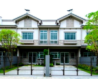 Townhouses for sale : For Sale 💗💗 Townhome Indy 2 Srinakarin 2 bedrooms with furniture. Ready to move in ✅ near Paolo Samut Prakan Hospital