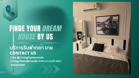 For sale D condo campus resort bangna, beautifully decorated room, newly renovated, fully furnished. Ready to move in LH-SW000941