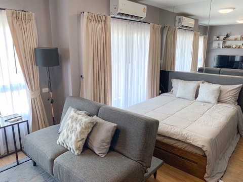 IKEEN01-019 D condo bliss ดีคอนโด ศรีราชา ชั้น5 ขนาด 27 ตรม. ห้องสวยให้เช่า ใกล้ ม.เกษตร อ่าวอุดม แหลมฉบัง ชลบุรี