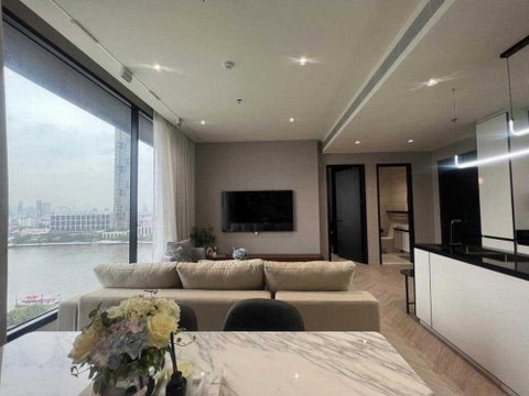 LTH10319 –Chapter Charoennakorn Riverside FOR RENT size 68 Sq.m. 2 beds 2 baths Near BTS Krungthonburi Station ONLY 67K/Month