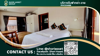 เช่าบ้านเดี่ยว ศาลหลักเมืองจังหวัดเชียงใหม่ : ให้เช่าบ้านโซนท่าแพ 6 ห้องนอน เป็นบ้านรีโนเวทใหม่ เหมาะสำหรับทำ Air bnb ใกล้ท่าแพ ไนท์บาร์ซ่า - RW004488
