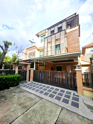 บ้านเดี่ยว ม.ราชพฤกษ์ : ขาย บ้านเดี่ยว 3 ชั้น นนทรี รีเจ้นท์ ราชพฤกษ์ 71 ตรว. 4 ห้องนอน 5 ห้องน้ำ หลังมุม ตรงข้าม Central Westville