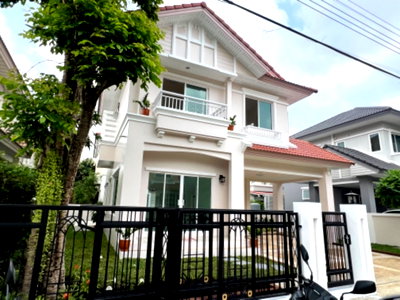 บ้านเดี่ยว ถนนกรุงเทพ-ชลบุรี มอเตอร์เวย์ : ขาย บ้านเดี่ยว 3 ห้องนอน 2 ห้องน้ำ เพอร์เฟค เพลส สุขุมวิท77-สุวรรณภูมิ 240 ตรม. 50.40 ตร.วา ติดโรบินสันลาดกระบัง พาซิโอ้
