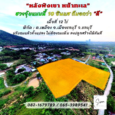 Land for sale Chonburi : Land for sale in Chonburi, mountain view, near Bang Saen Beach, beautiful land, suitable for building a vacation home.