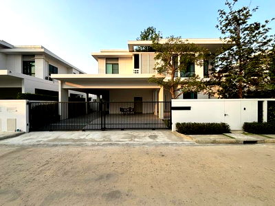Houses for rent Samut Prakarn : Single house for rent, Manthana Bangna Km 15, ready to move in, interested contact Line @goodmanpro or call 0999029192