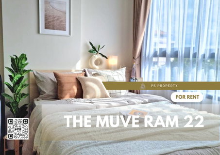 รูปภาพ ให้เช่า 🔺THE MUVE RAM 22🔺ห้องสวย เฟอร์นิเจอร์และเครื่องใช้ไฟฟ้าครบ พร้อมเข้าอยู่ 🚆ใกล้ MRT รามคำแหง