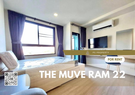 รูปภาพ ให้เช่า 🎈THE MUVE Ram 22🎈ห้องสวย ตกแต่ง เฟอร์นิเจอร์และเครื่องใช้ไฟฟ้าครบ 🚆ใกล้ APL รามคำแหง