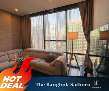 ให้เช่า 🔥The Bangkok Sathorn 🔥 ห้องสวย เฟอร์นิเจอร์ครบ พร้อมเข้าอยู่ //สอบถามเพิ่มเติมที่ LineID:@thirdproperty